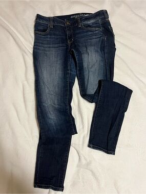 American Eagle Outfitters Dark Blue Skinny Jeans